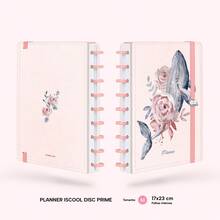 Iscool Disc Dated Planner Oceania Sea Of Flowers Pink - 淺粉紅色 - 查看 2