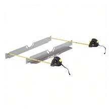 2X Wheel Alignment Tool Toe Plates Accurate Measurements With 2 Tape Measures UK - Silver - View 6