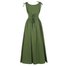 Zhitunemi Renaissance Dress Women Costume Pirate Peasant Dress For Women Medieval Dress Renaissance Costume{"Size_name":"Medium","Color_name":"OliveGreen"} - 橄欖綠 - 查看 3