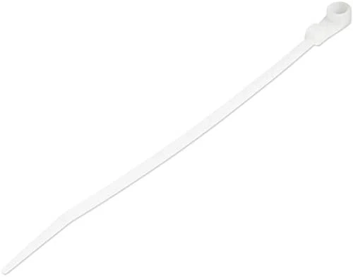Colliers de serrage StarTech.com 15 cm avec trou de fixation – Largeur 3 mm, pour faisceau de câbles de 4 cm, tension 18 kg, nylon 66, homologué UL, lot de 100