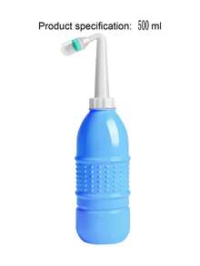 1 szt. 500 ml przenośny bidet, 400 ml/450 ml/500 ml ręczny bidet podróżny, wąż rozciągliwy z 14 dyszami, nadaje się do użytku na zewnątrz i w podróży, higiena intymna, pielęgnacja po porodzie, akcesoria łazienkowe, narzędzia łazienkowe