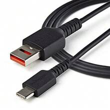 Cavo adattatore USB Data Blocker StarTech.com da 1 m – Adattatore USB a USB-C per ricarica sicura – Solo ricarica USB Type-C per tablet o telefono cellulare – Protezione contro il blocco dei dati - nero - Visualizzare 5