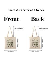 1 Pc Basgiath War Pattern Tote Bag Shoulder Bag For Travel Daily Commute Women's Reusable Shopping Bag, Best Gift For Her,  Folding Shoulder Bag Summer Beach Holiday Bag Best Gift For Fourth Wing Reader