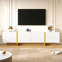Television Stands & Entertainment Centers - White - View 2