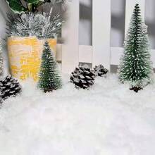 100克经典人造雪粉，专为圣诞装饰设计，模拟雪花效果，适用于雪景装饰/户外活动布置/主题派对，也适用于万圣节、犹太新年、复活节、感恩节等节日，是家居圣诞礼物和圣诞装饰的理想之选。 - 白色乾雪粉 - 查看 10