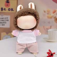 17 Cm Doll Clothing Set,Compatible With Labubu,Clothing Set Suitable For 6.7-Inch Doll Set, Fashionable And Unique And Clothing Accessories, Suitable For First/Second/Third Generation Dolls To Play And Display ,Clothes And Pants Set Only,(Excluding Dolls ) - Multicolor - View 11