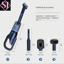 Aspiradora para vehículos aspiradora de escritorio de sofá interior potente portátil recargable para el hogar