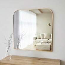 Cooper And Co. Ivy 90cm Rounded Mirror Gold