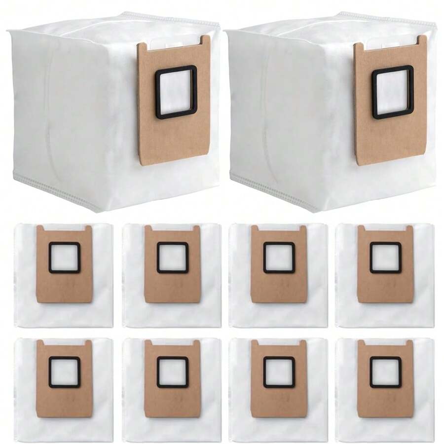 أكياس الغبار المتوافقة مع Eufy E28 Omni و Eufy E25 Omni Robot Vacuum ، سعة كبيرة 3 لتر ، تصميم مقاوم للتمزق من 4 طبقات ، أكياس شفط E28 Omni / E25 Omni