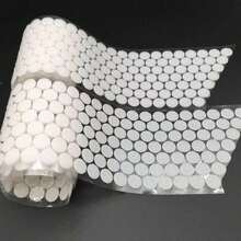 54/102/504pcs Self-Adhesive Black & White Round Hook & Loop Fastener Tape, Multi-Purpose Sticky Fastener Suitable For Home, Office, Crafts, Clothing, Diameter 1cm