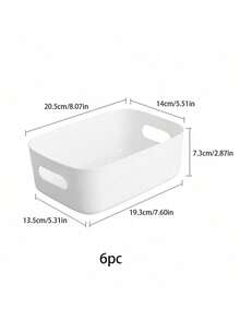 3er Set multifunktionale Aufbewahrungsboxen - geeignet für Kosmetik, Snacks etc. - Kunststoff Organizer für Küche, Bad und Schlafzimmer