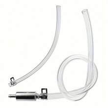 1pc Kit de válvula de tubo de purga de freno de una vía ProMaster, herramienta de cambio de fluido de freno de embrague hidráulico para scooters de motor de calle, manguera de caucho vulcanizado duradera - Transparente - Ver 5