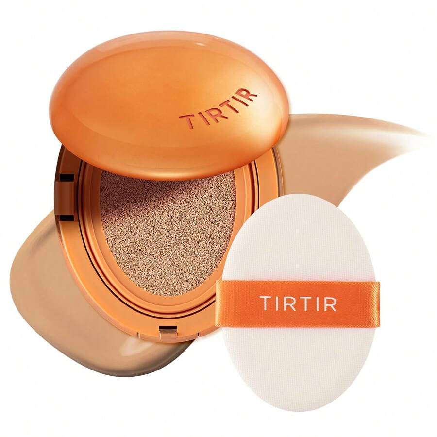 TIRTIR [*Mini Size*] Mask Fit Ai Filter Cushion Foundation 4.5g | AI-Like Semi-Matte Finish - Up To 72-Hour Medium To Full Coverage Korean BB Cushion Make Up Beauty, #27C Cool Beige - 27C 冷米色 - 查看 1