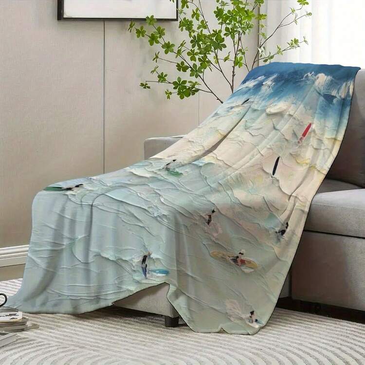 Sofa Blankets, Throw Blankets & Nap Blankets - Xám - Xem 5