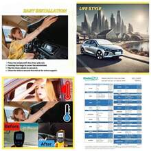 Sombrilla para Parabrisas Cobertura Plegable para Parabrisas de Tela Oxford y Bloqueo del 99 de los Rayos Accesorios para Ventanas e Interior del Auto - Parasol L+ 164x92cm - Negro y Plata + M - Ver 1