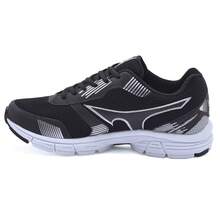 Comfortable Men's Sports Shoes For Walking And Running - Lightweight, Durable And Breathable - 黑色 - 查看 2