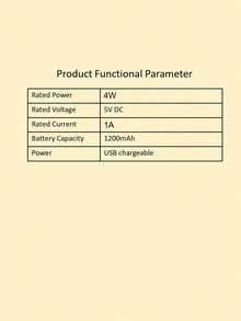 1pc USB Rechargeable Milk Frother, Electric Drink Mixer, Suitable For Kitchen - White - View 8