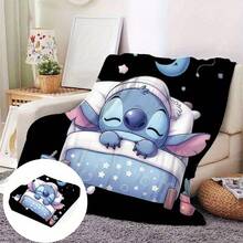 Sleepy Night Flanelldecke - Weiche Ganzjahresdecke mit herzlichen Botschaften, vielseitig einsetzbar für Bett, Sofa, Büro, Geschenk für Frauen &änner, zeitgenössisches Design |  -Themen-Dekor-Decke |   Weihnachtsgeschenk, Schlafscheiben, Schlummerdecke 6.11Y-12