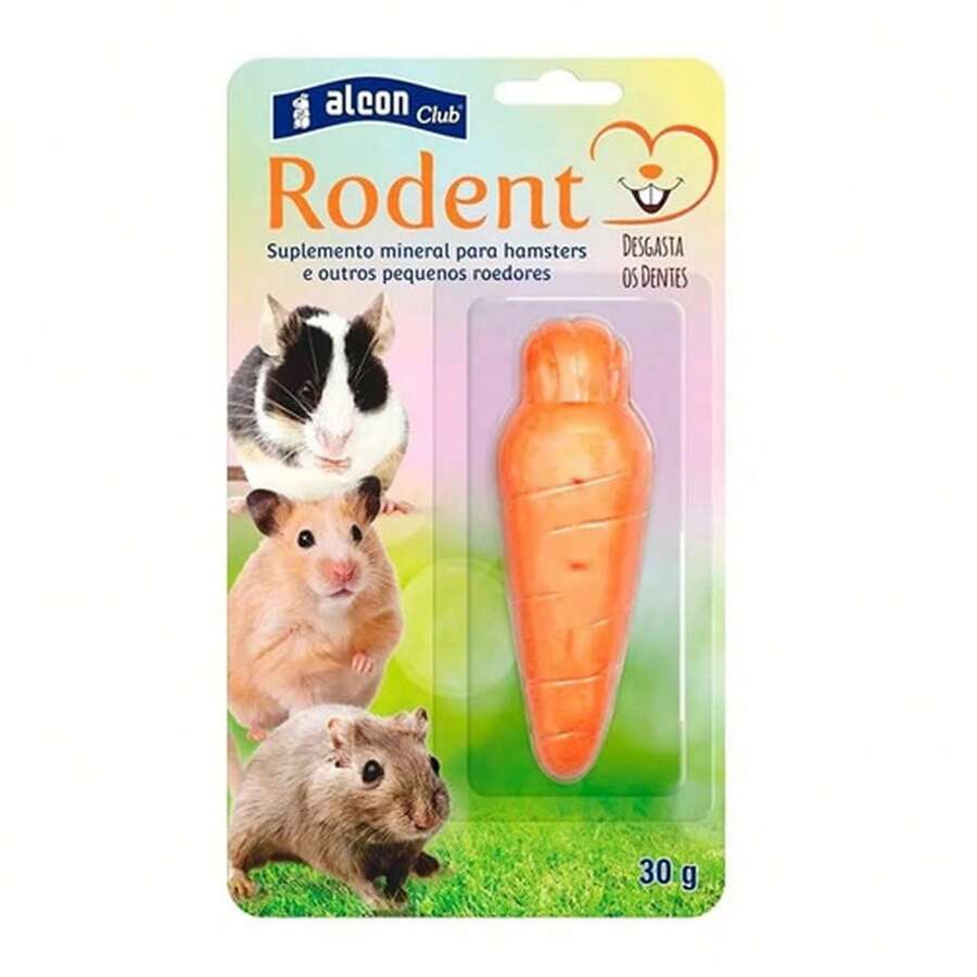 Suplemento Mineral Alcon Rodent Hamster 30g - Laranja - Visão 1