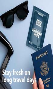 Super Fresh Shower Wipes Large Unscented Body Wipes For No Rinse Bathing Personal Hygiene Gym Travel Camping Enriched With Aloe And Vitamin E 10 Individually Wrapped Disposable Sheets - ColorD - 查看 8