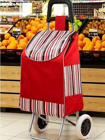 Carrito portátil multifuncional, carrito de compras ligero para compras (mercancías), carrito plegable para subir escaleras