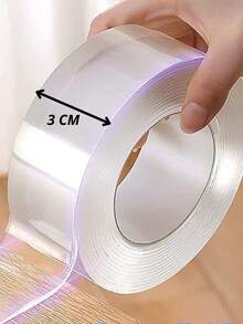 Transparent Double-Sided Adhesive Magic Tape Super Extra Strong Washable Self-Adhesive Gel Silicone Glue On Wall Furniture Door - 無色 - 查看 3