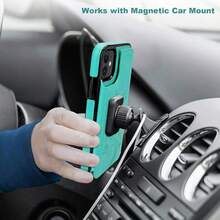 Compatible With IPhone 11 Case Wallet With Card Holder, Embossed Butterfly Premium PU Leather Double Magnetic Buttons Flip Shockproof Protective Cover For IPhone 11 6.1 Inch(Green){"Color_name":"Green"} - 多色4 - 查看 5
