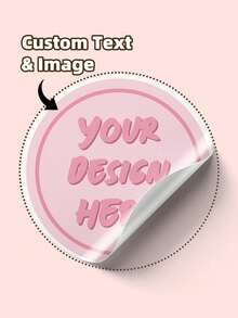 1-240张可定制标签 - 个性化文字和图片贴纸，包括定制感谢标签、封条、免熨烫彩色装饰贴纸，是送给男士、女士、家人、朋友、儿子、女儿、学生、周年纪念日、儿童节、学校、家庭的理想礼物，用途广泛，个性化，独一无二