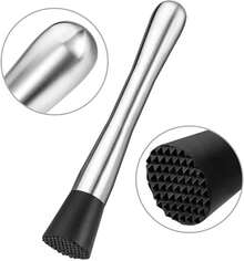 Juego De Herramientas Bar, Acero Inoxidable Jigger De Cóctel Doble Coctelera Cuchara Mezcladora Jigger Muddler Cócteles Mezclador Bebidas Mezclar Utensilios Vino Fiesta Hogar Cóctel Cucharas - Ver 7
