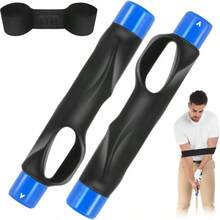 Swing Trainer Grip Trainer Set, Training Aid Improving Swing Technique And Grip Position, Beginners And Professionals - Xanh lam, Đen - Xem 2