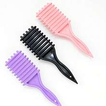 Boar Bristle Curling Brushes To Reduce Pulling And Separate Perfect Curls - Multicolor - View 2