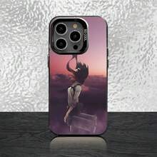 A-Attack On T-Titan Mikasa Phone Case Cover Compatible With  16,15,14,13,12,11,Pro,XS,Max,Plus,Mini,SE Black Candy Matte Shockproof Cover, Compatible With  17 Case,  17 Pro Case,  17 Pro Max Case - Z1 - View 2
