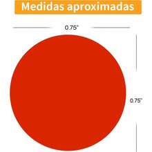 1400 Pcs Pegatinas De Puntos De Colores, Ronda De Etiquetas De Codificacin De Color, Polka Crculo De Puntos Etiqueta Engomada Para La Oficina, Aula, Papeles - Multicolor - Ver 3