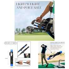 Grip Trainer, Training Aid, Grip Kit, Club Grips, Grip Trainer Club Design Swing Correction And Muscle Drills Accessories Gifts - 藍色 - 查看 1