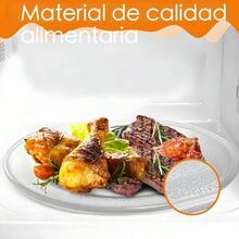 31.5cm 12.4 Plato de vidrio para microondas, charola giratoria resistente al calor, accesorio para calentar comida, apto para lavavajillas, placa de microondas 31.5 - 32,4 centímetros - Ver 6