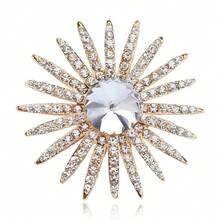 Damen Strass Kristall Brosche Frauen Geschenk Schmuck Anstecknadeln Vintage Weihnachten