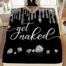 Eine Get glänzende Diamantmuster-Decke, plüschig ultra-weich flauschig warm und bequem Bettdecke, multifunktionale Decke kann als Bettlakenbezug, Nickerchendecke, Sofadecke verwendet werden, warm und bequem für alle Jahreszeiten, geeignet für die Verwendung auf Sofas, Wohnzimmern, Betten und in Hotels, eine großartige für Geschenke zu jeder Jahreszeit. , Wimpernmusterblatt, Bett zum Anbringen von Wimpern, Karomuster, Überwurf für Sofa