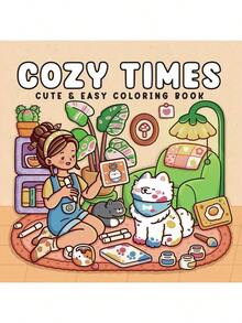 Sách tô màu thư giãn 24 trang dành cho người lớn, họa tiết và cảnh vật dễ chịu, trang trí gia đình ấm áp, tự tay vẽ tranh, quà tặng sáng tạo "Mẹ mèo", hoạt động tô màu tương tác hiệu quả về chi phí dành cho trẻ em và phụ huynh, phù hợp làm văn phòng phẩm, đồ dùng học tập, món quà tuyệt vời cho bé gái, ngày Valentine, năm mới. - Mẹ mèo - Xem 10