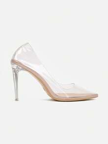 Elegant Transparent Pointed Heels Women's Evening/Party Spring Summer Autumn Winter - Baby Pink - View 3