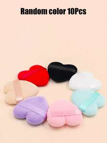 Christmas Makeup Gifts! 10-Pack Limited Heart Shape Blending Sponges, Ultra Soft Velvet Sponge For Flawless Foundation & Concealer, New Year Holiday Set,Cheap,Stocking Stuffers,Makeup,Makeup Tools,Cheap Stuff,Gifts,Gifts For Women,Christmas Gifts