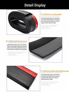 1 pieza Protector de parachoques delantero de coche, Protector de parachoques universal, Accesorios para automóviles - Unitalla - Ver 7