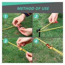 Guyline Spanner Aluminium-Legierung Guyline Seilspanner Zeltleinen Spanner Paracord Spanner für Outdoor Zelt Camping Wandern Zubehör