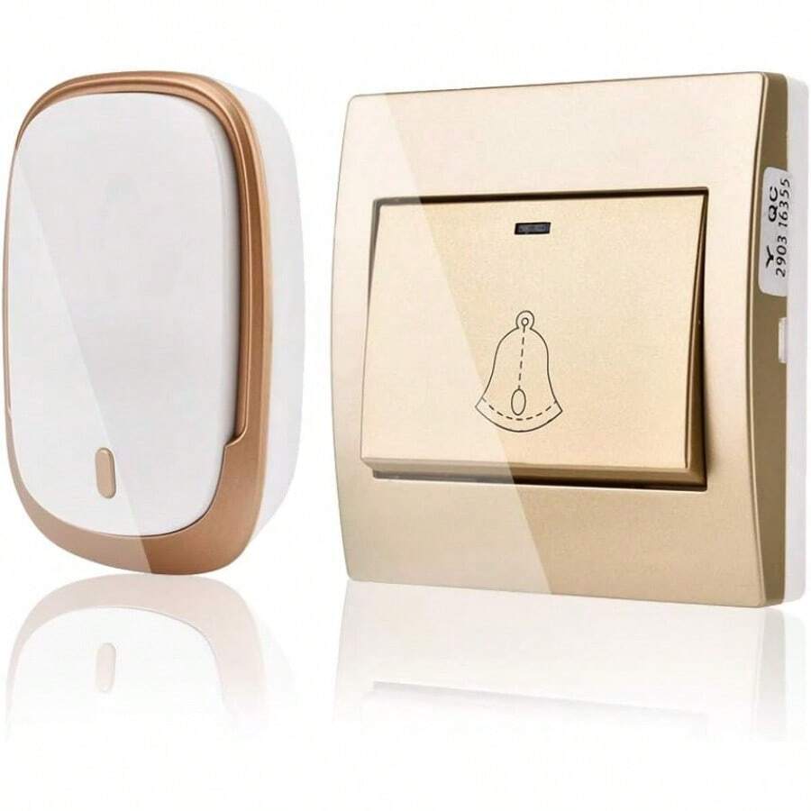 Dioche Timbre inalámbrico, de  inalámbrico para el Timbre Impermeable de la casa Inteligente para familias, Apartamentos, Villas (Nosotros) - 1 - Ver 1