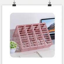 Suporte de Pastas de Arquivo para Mesa, Caixa de Armazenamento de Arquivos de Escritório, Cesta Organizadora de Documentos, Prateleira Porta-Arquivos