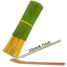 20/100/300支咖啡香竹香棒，适用于家庭空气净化、香薰、瑜伽、办公室、茶室 - 节日礼物 - 香茅 - 查看 3
