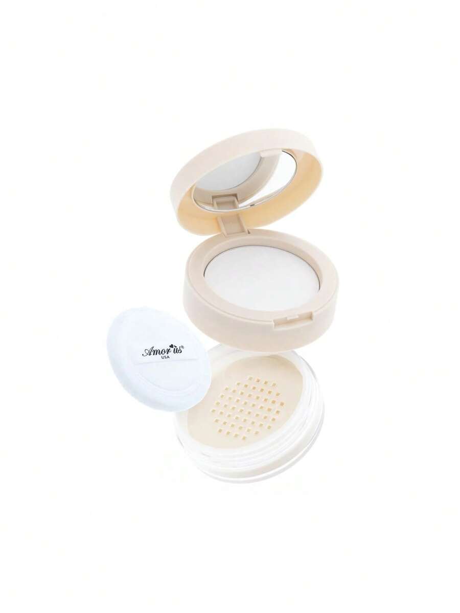 Polvo Fijador Duo Setting Powder Amor Us - Translucent - Ver 1