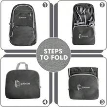 Foldable Backpack Lightweight Folding Packs 30L Packable Hiking Daypack For Travel Outdoor Camping - MediumGrey - View 5