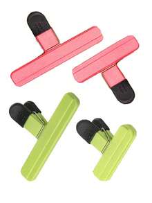 T-Type Food Sealing Clips, Potato Chip & Snack Packaging Strong Sealing Clips, Leak-Proof & Moisture-Proof, Plastic Bag Sealing Clips, & T-Type Clips, Moisture-Proof & Fresh-Keeping Sealing Clips, Food Storage Clips - Multicolor - View 22