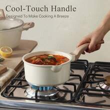 2-In-1 Non-Stick Frying Pan Set With Lid - Cookware Set With Pouring Spout, Compatible With Induction Cooktop, Easy To Clean