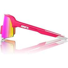 Sport Performance Cycling - Vented Baseball, Road Bike, & Triathlon Racing With Interchangeable Lens - Tatis 24 Le - Hiper Vital Pink Mirror Lens - Xem 3